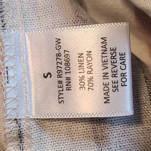 Sweet Rain straip Jumpsuit romper S  oficce work fall summer casual calf length - Picture 8 of 9